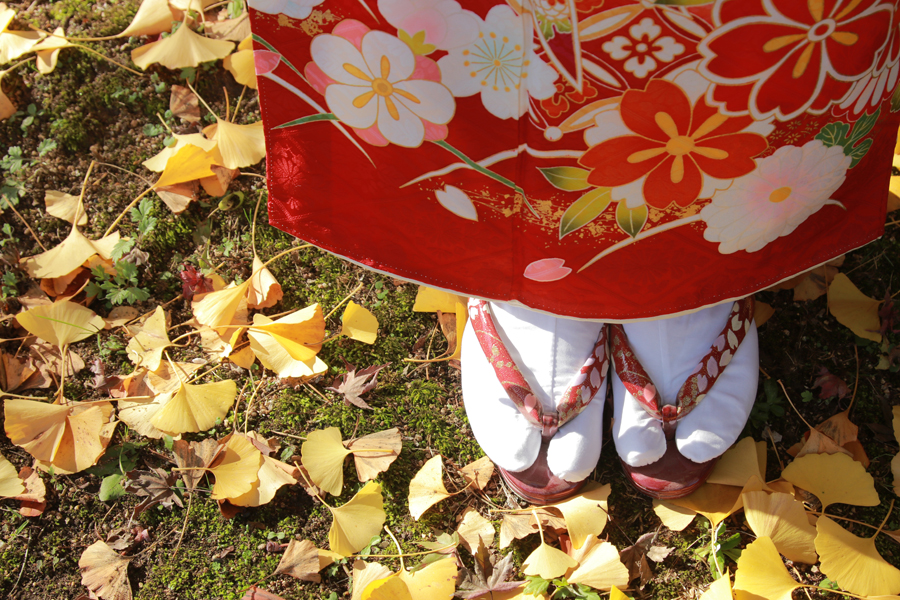 振袖　前撮り　ロケーション撮影　紅葉　写真館　フォトスタジオ