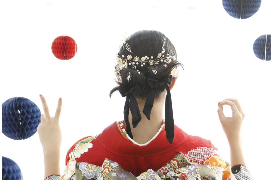 卒業袴撮影　振袖撮影　カチモリヘア　ヘアースタイル