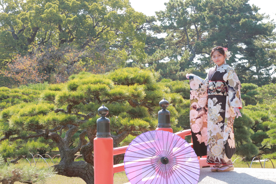 振袖 前撮り 写真館 フォトスタジオ ロケーション撮影